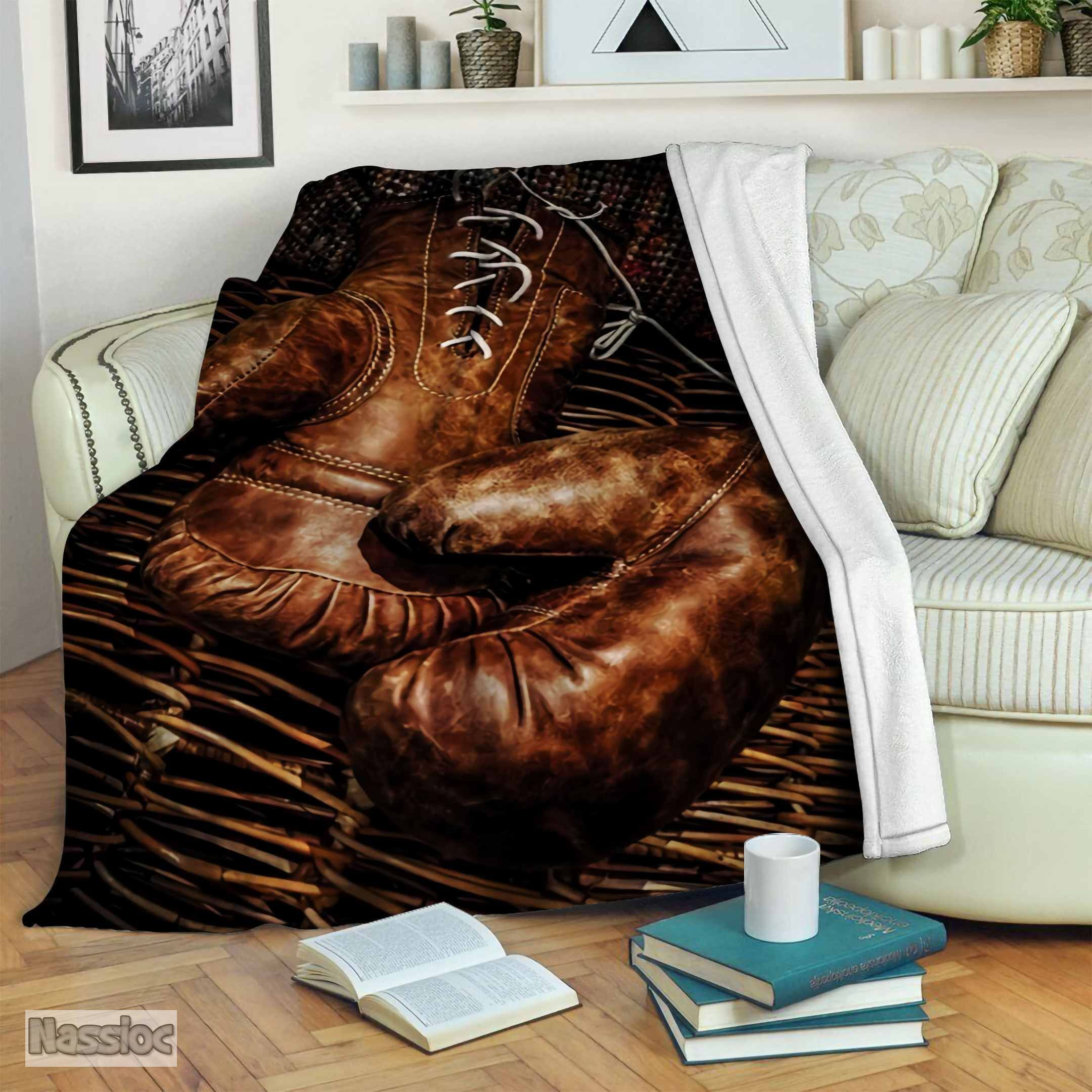 Boxing Fleece Blanket