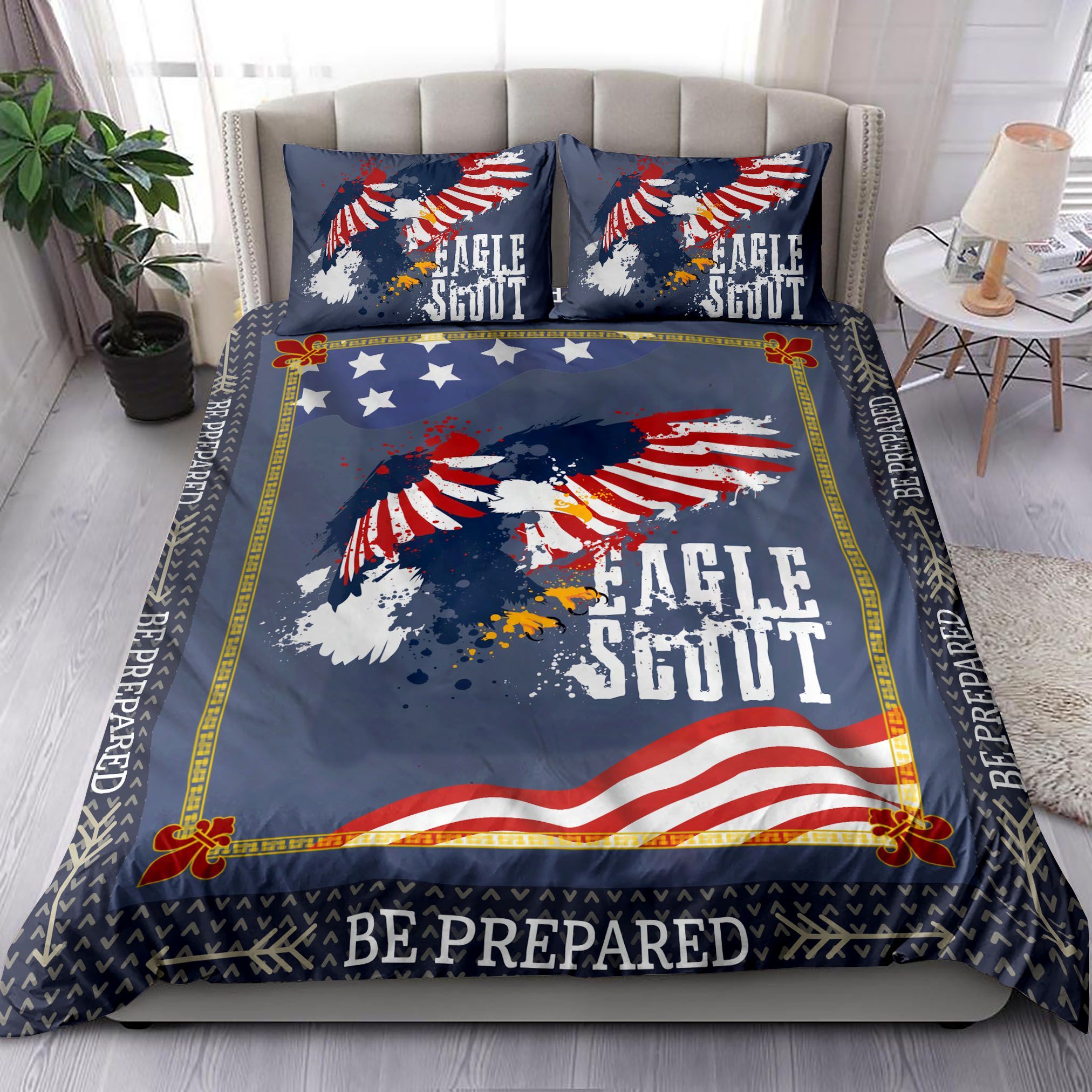 Boy Scouts Be A Eagle Scout Bedding Set