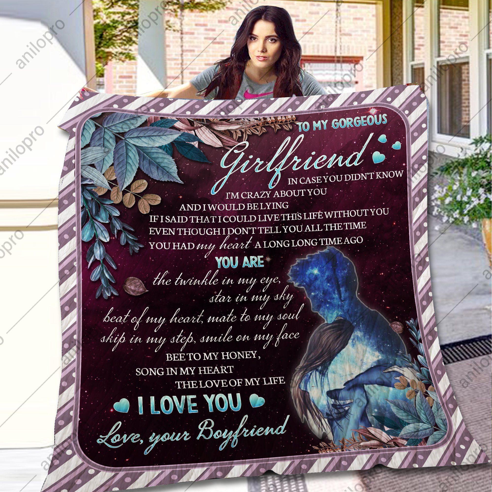 Boyfriend To Girlfriend You Are Quilt Blanket DHC040120168TD