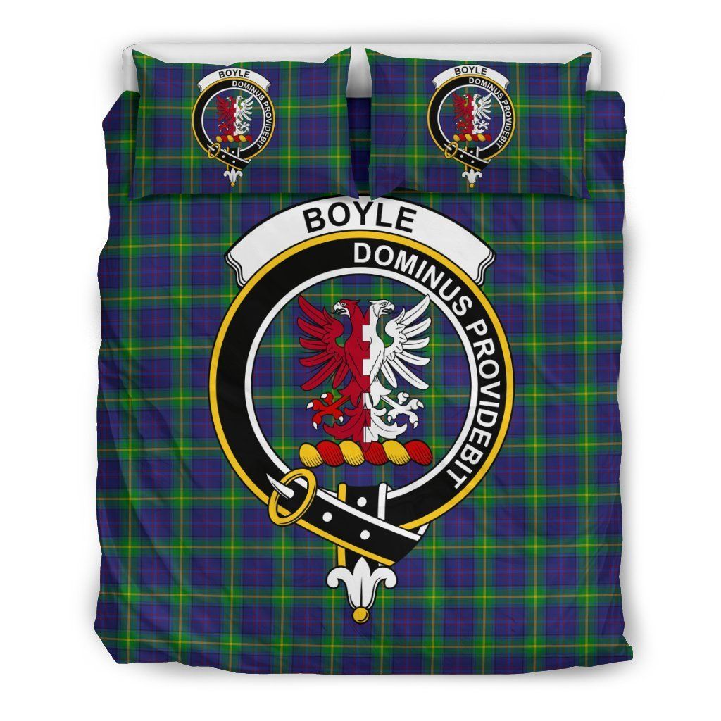 Boyle Clan Badge Tartan Bedding Set