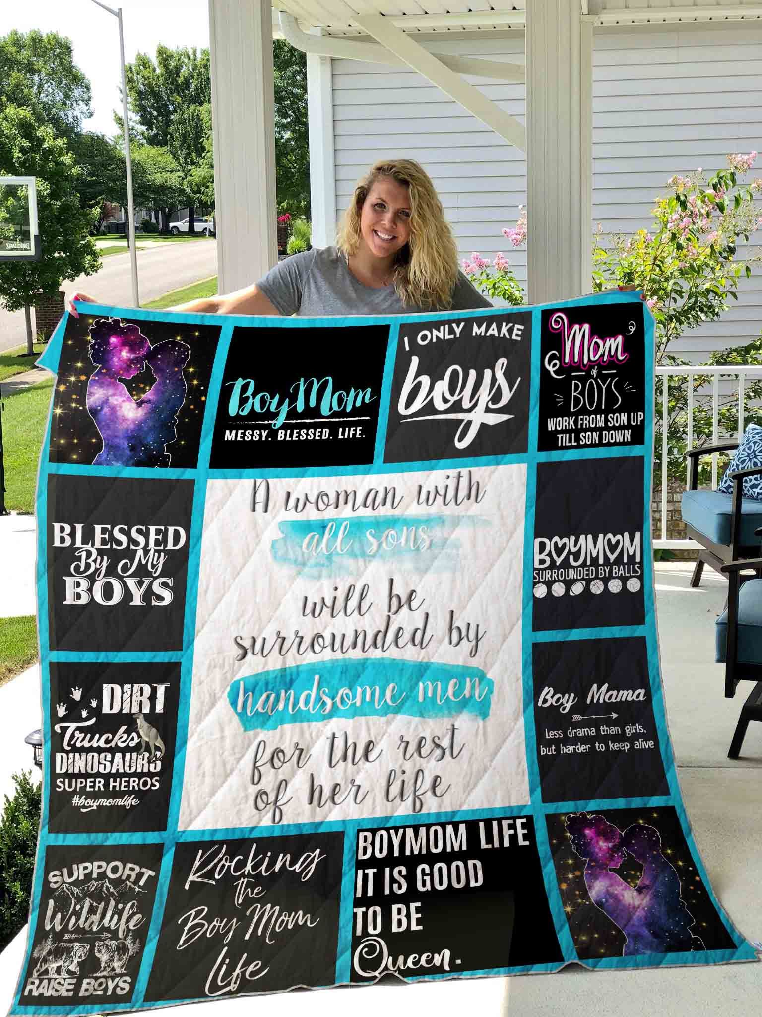 Boymom Quilt Blanket DHC1501459VT