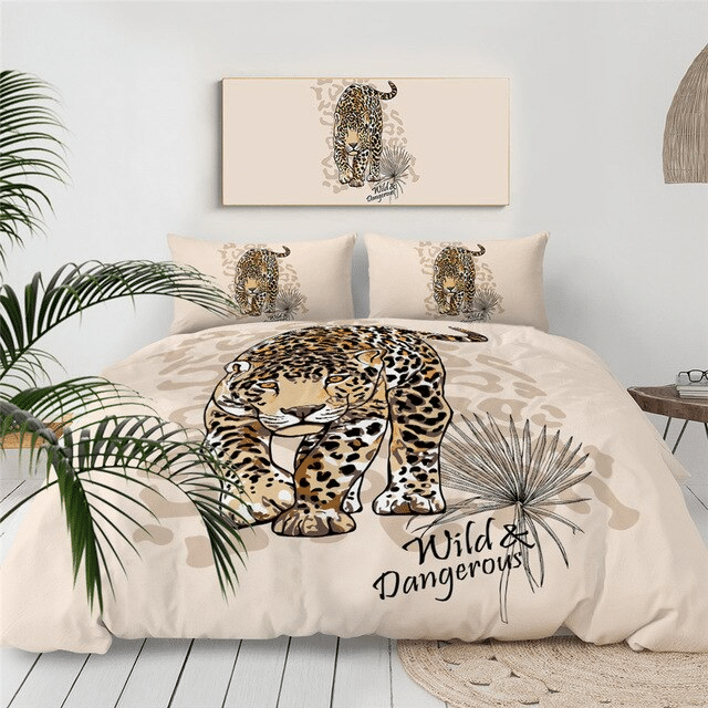 Boys Cheetah Wild And Dangerous Bedding Set