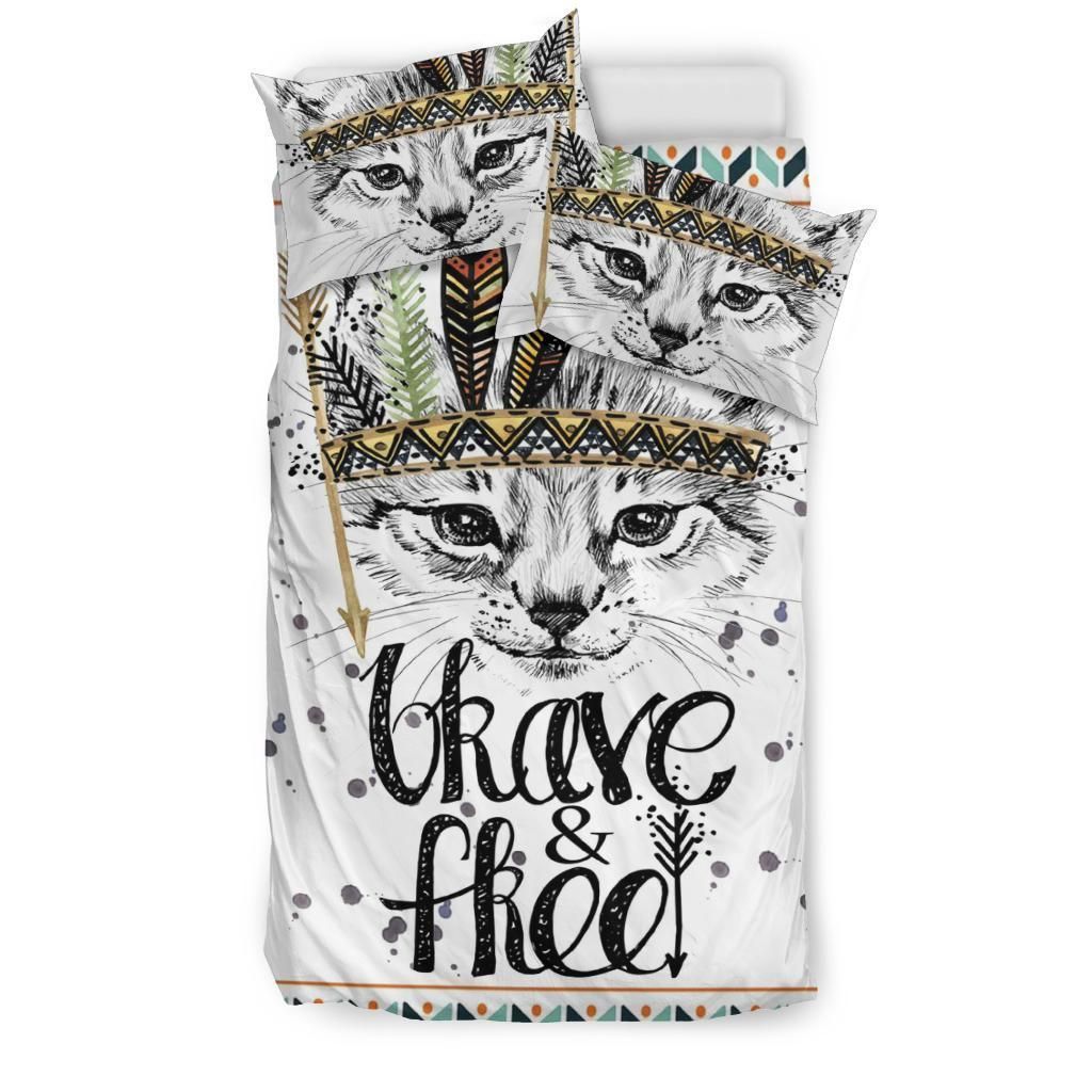 Brave And Free Viking Cat Bedding Set
