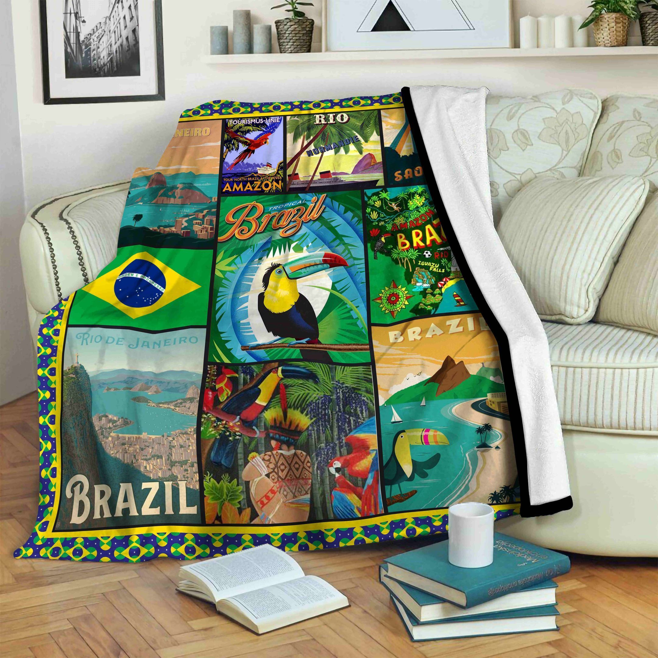 Brazil Fleece Blanket