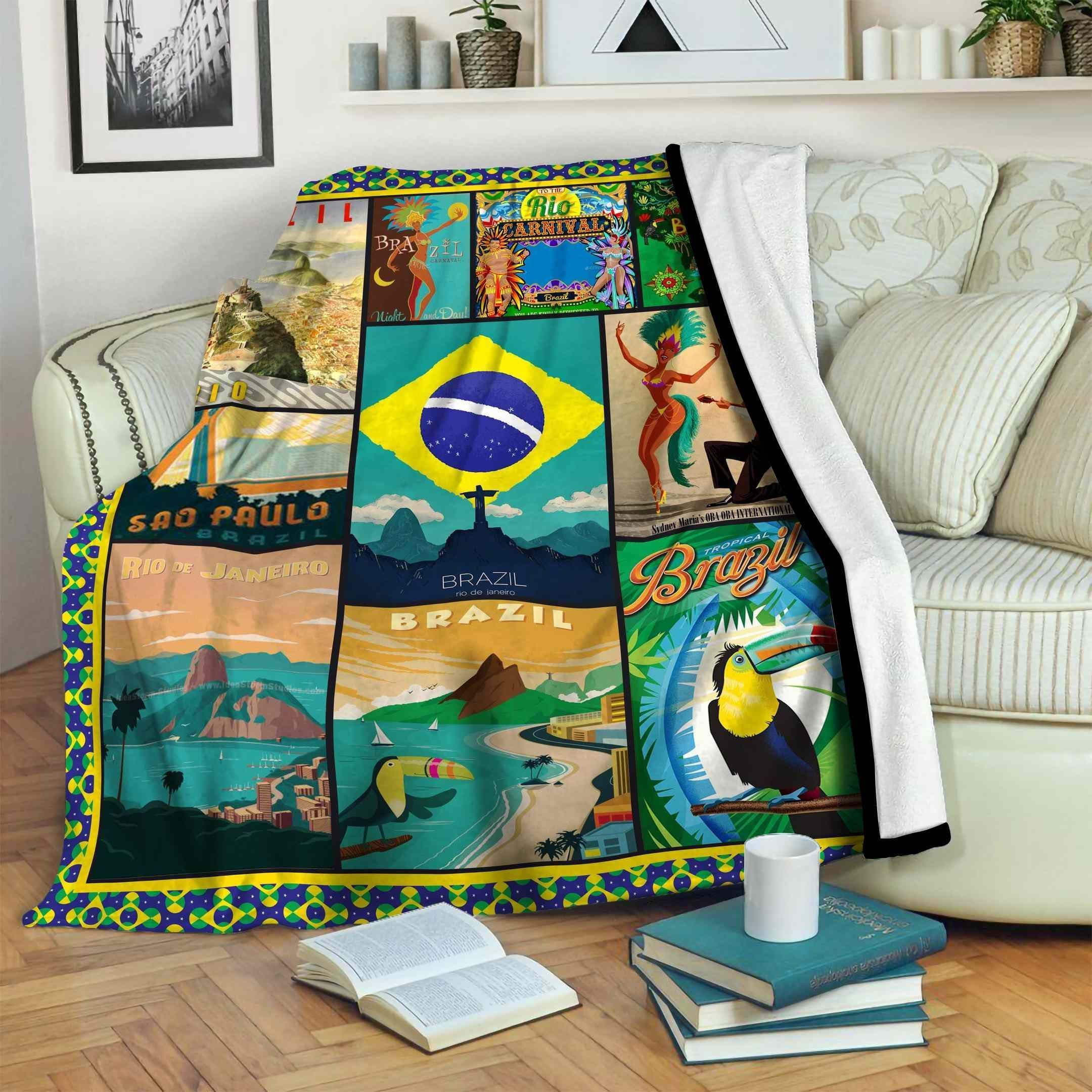 Brazil Fleece Blanket