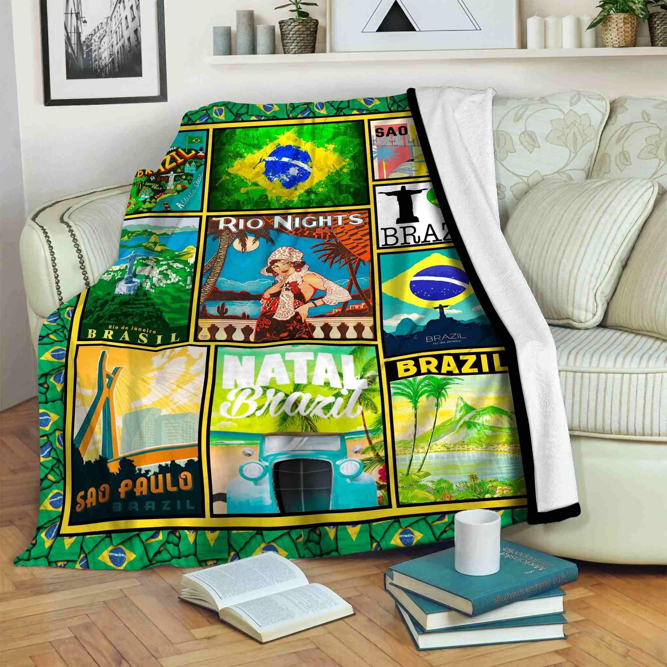 Brazil Fleece Blanket
