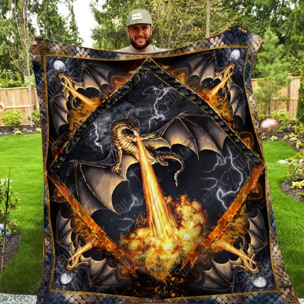 Breaking Through Dragon Washable Quilt Blanket P48 Dhc1312207Dd