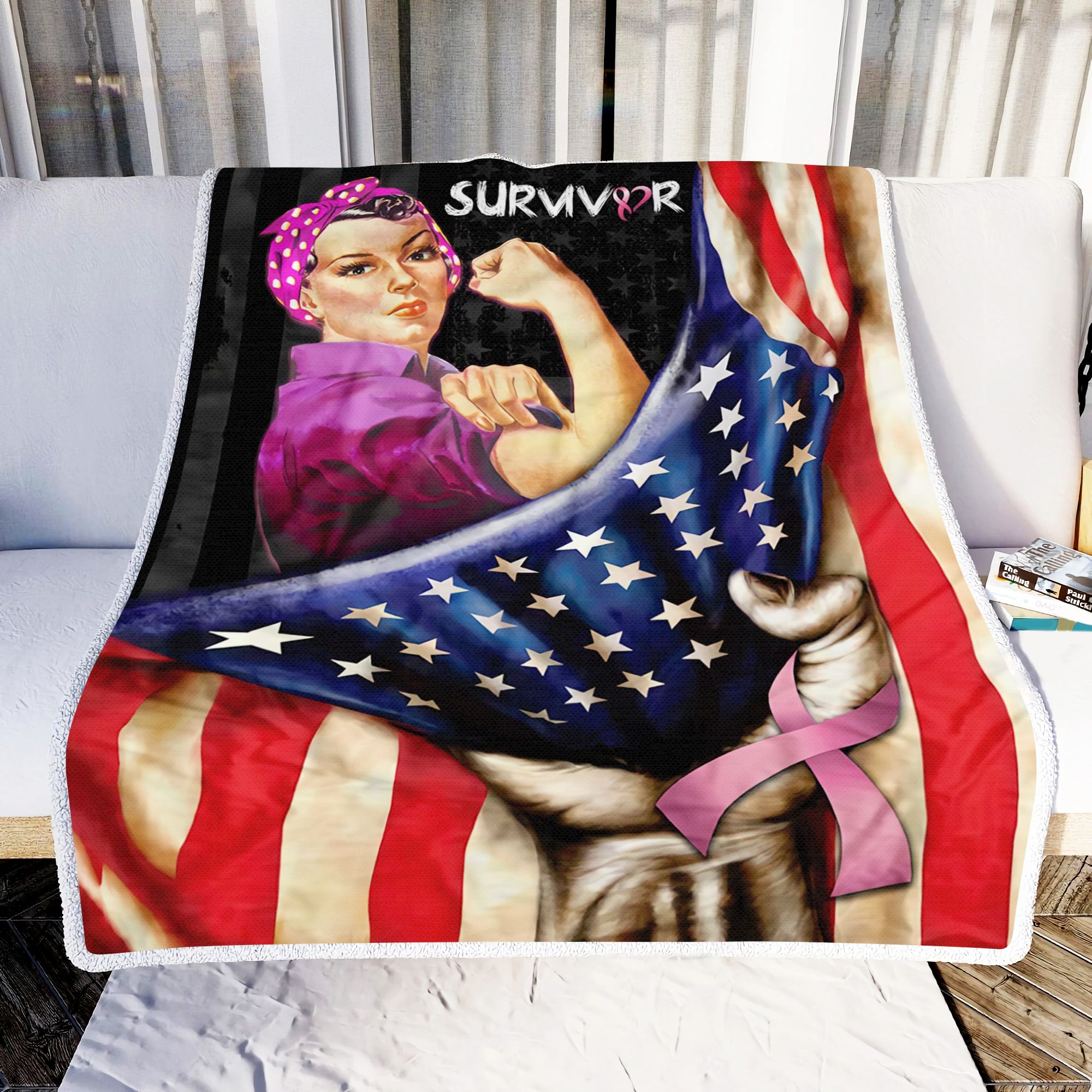 Breast Cancer Awareness Fleece Blanket