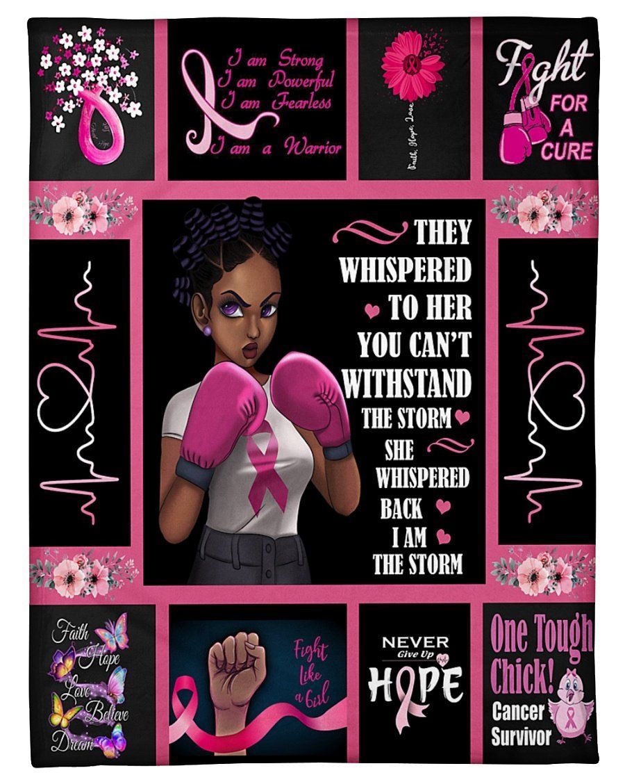 Breast Cancer Fight For A Cure Fleece Blanket Fleece Blanket