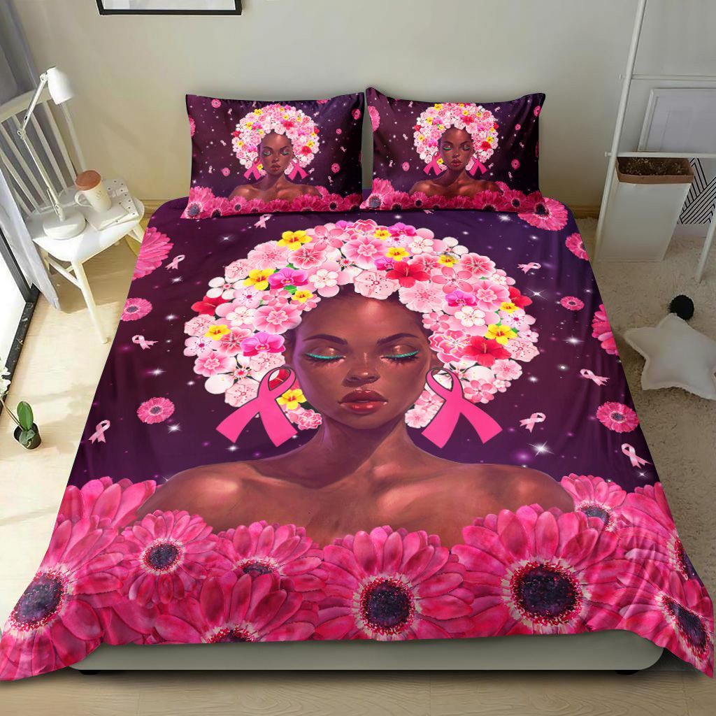 Breast Cancer Girl Bedding Set
