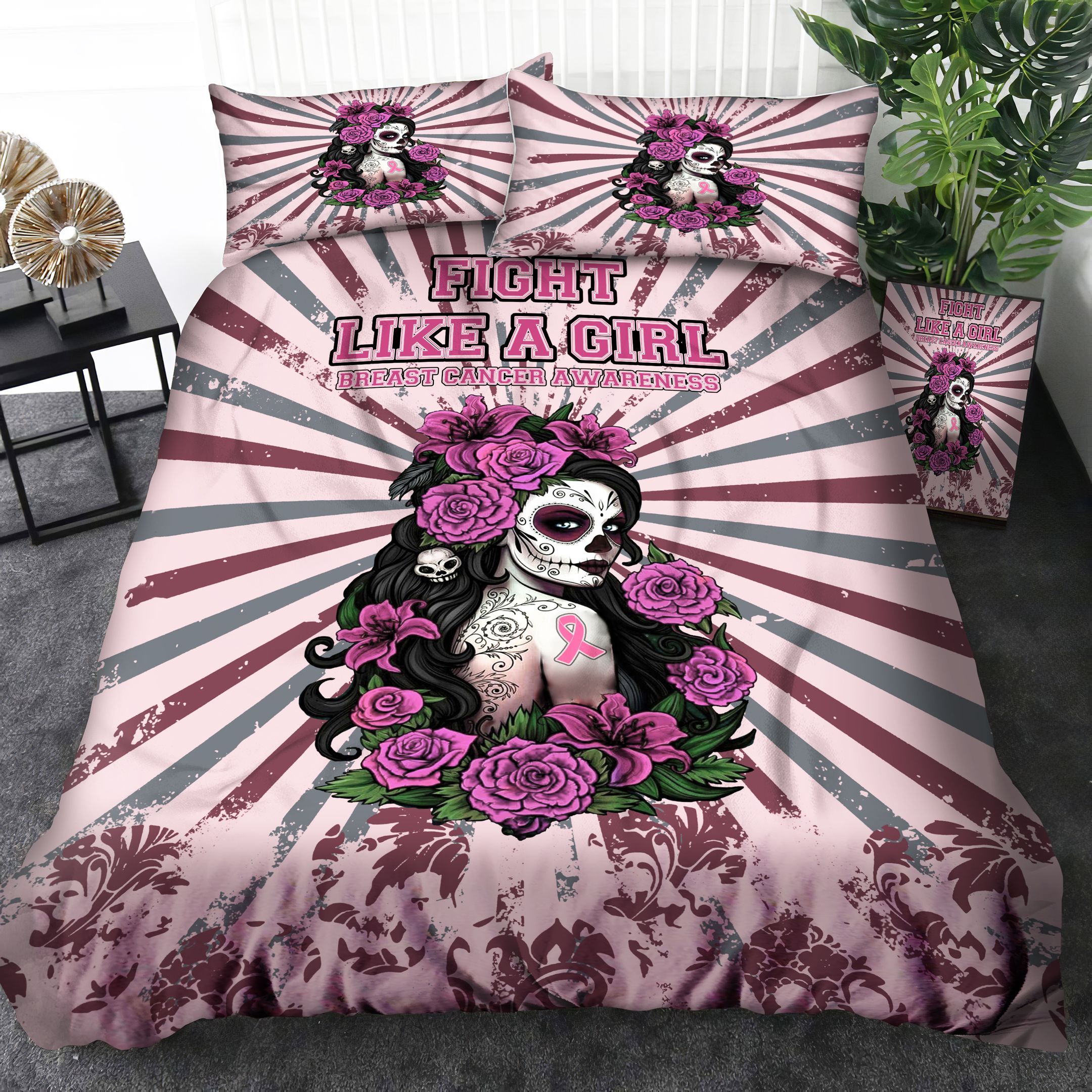 Breast Cancer Bedding Set