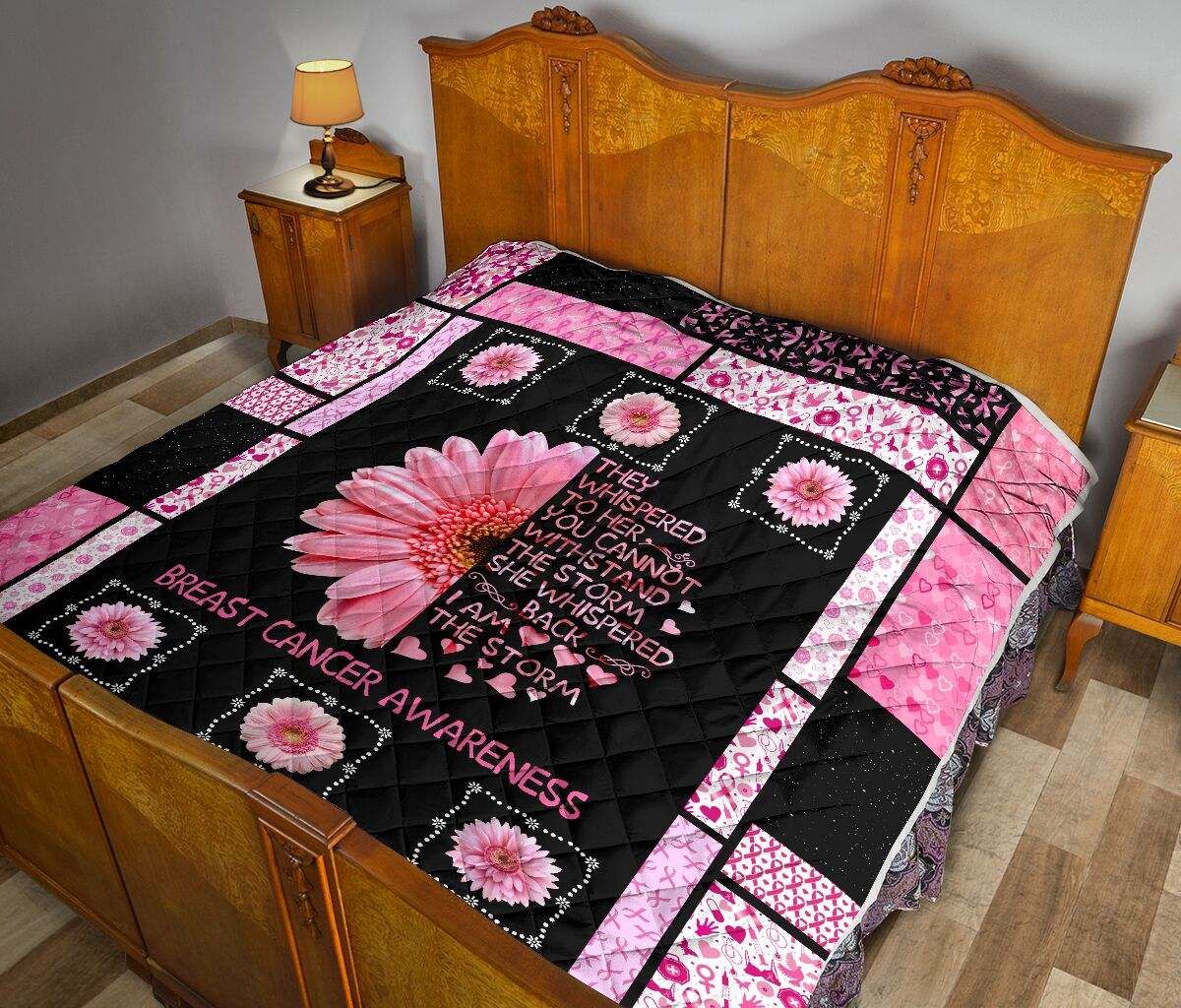 BREAST CANCER THEY WHISPERED TO HER QUILT DHC281111249DD