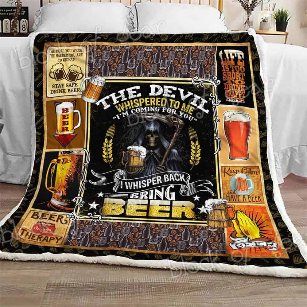 Bring Me Beer Fleece Blanket