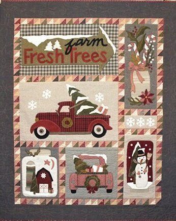 Bringing Home The Christmas Tree CLA0910079Q Quilt Blanket