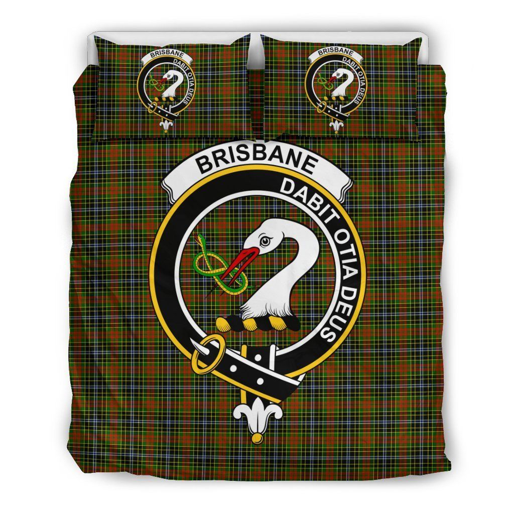 Brisbane Clan Badge Tartan Bedding Set