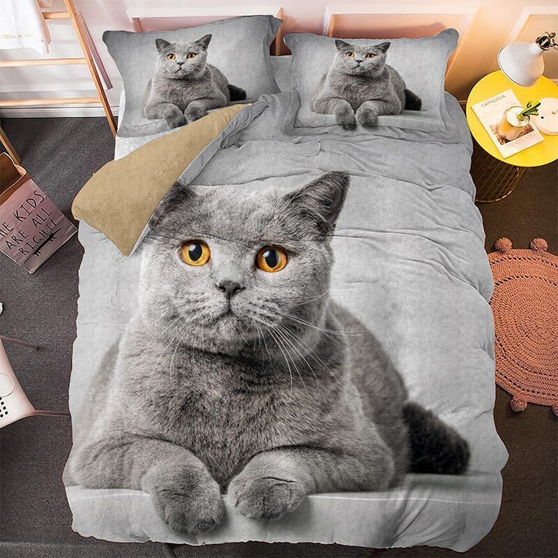British Short Hair Cat Bedding Set