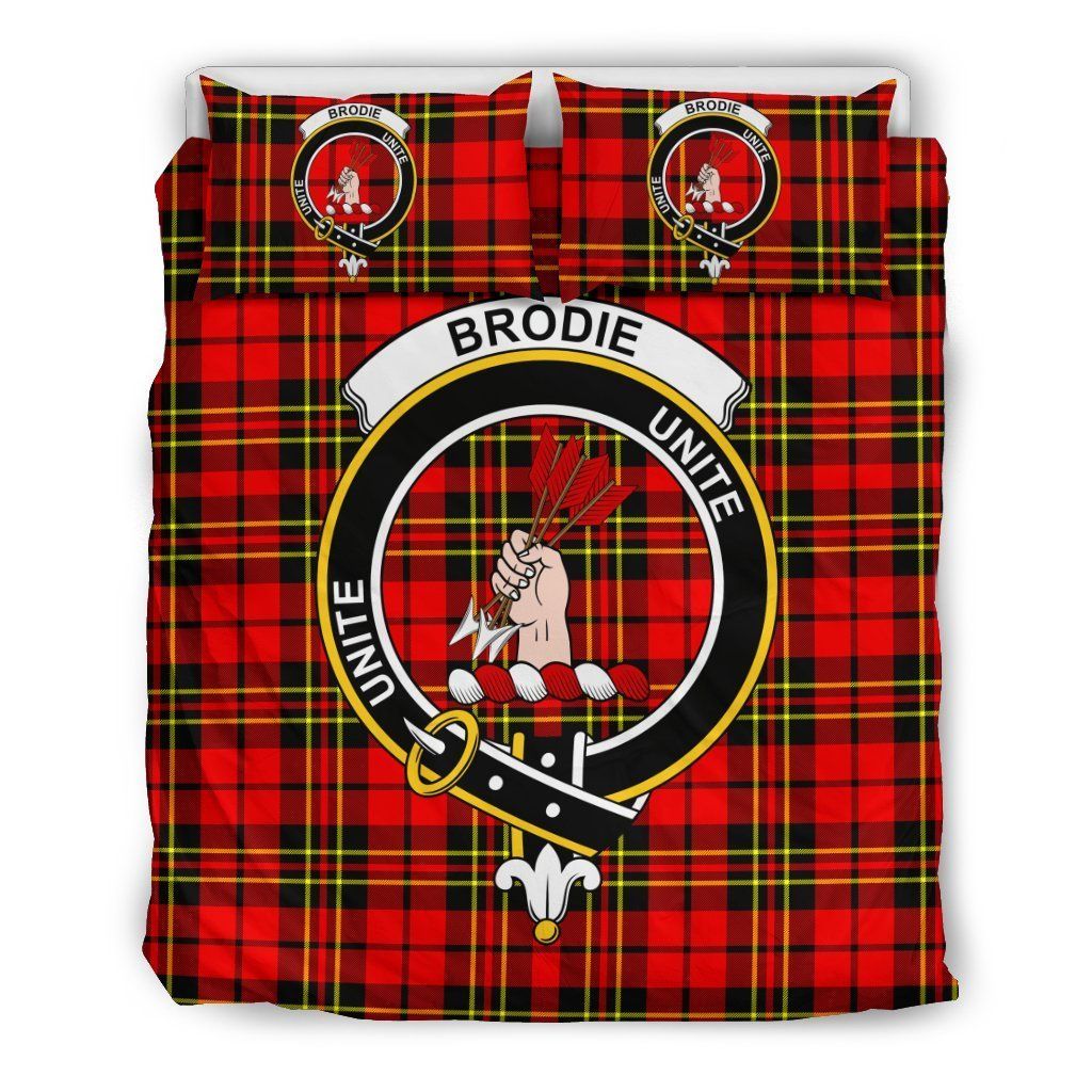 Brodie Clan Badge Tartan Bedding Set