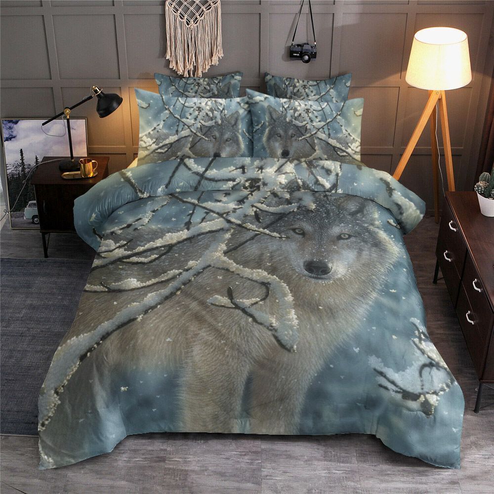 Broken Silence Wolf Bedding Set