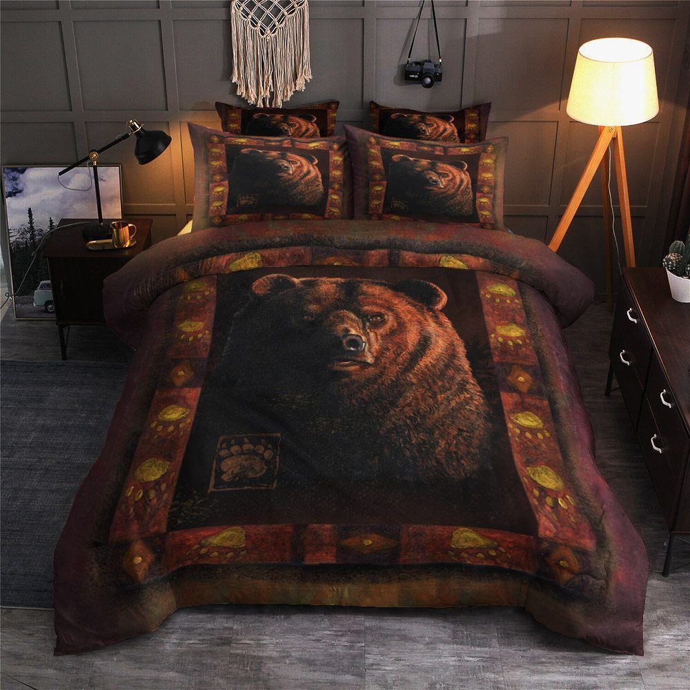 Brown Bear Bedding Set