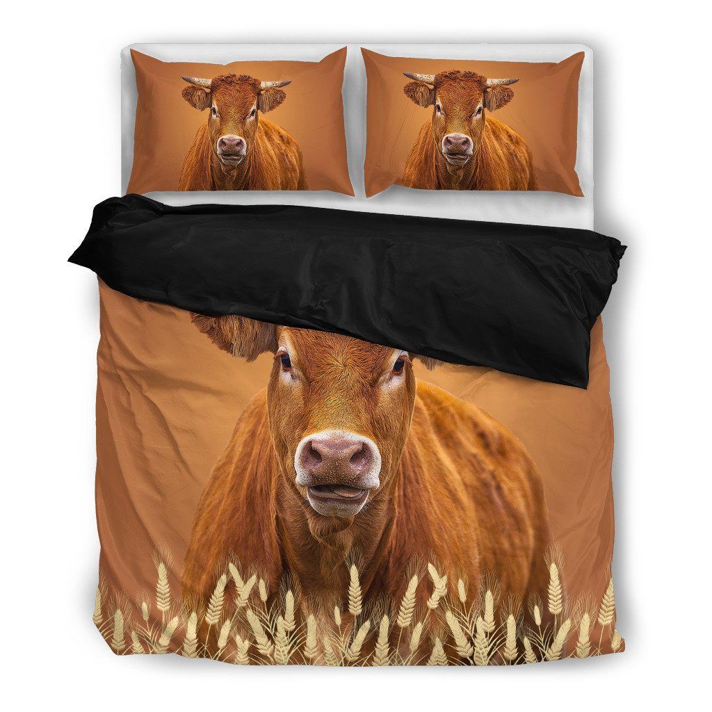 Brown Cow Bedding Set