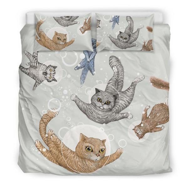 Bubble Cat Bedding Set