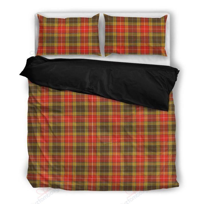 Buchanan Old Set Weathered Tartan Printed Bedding Set