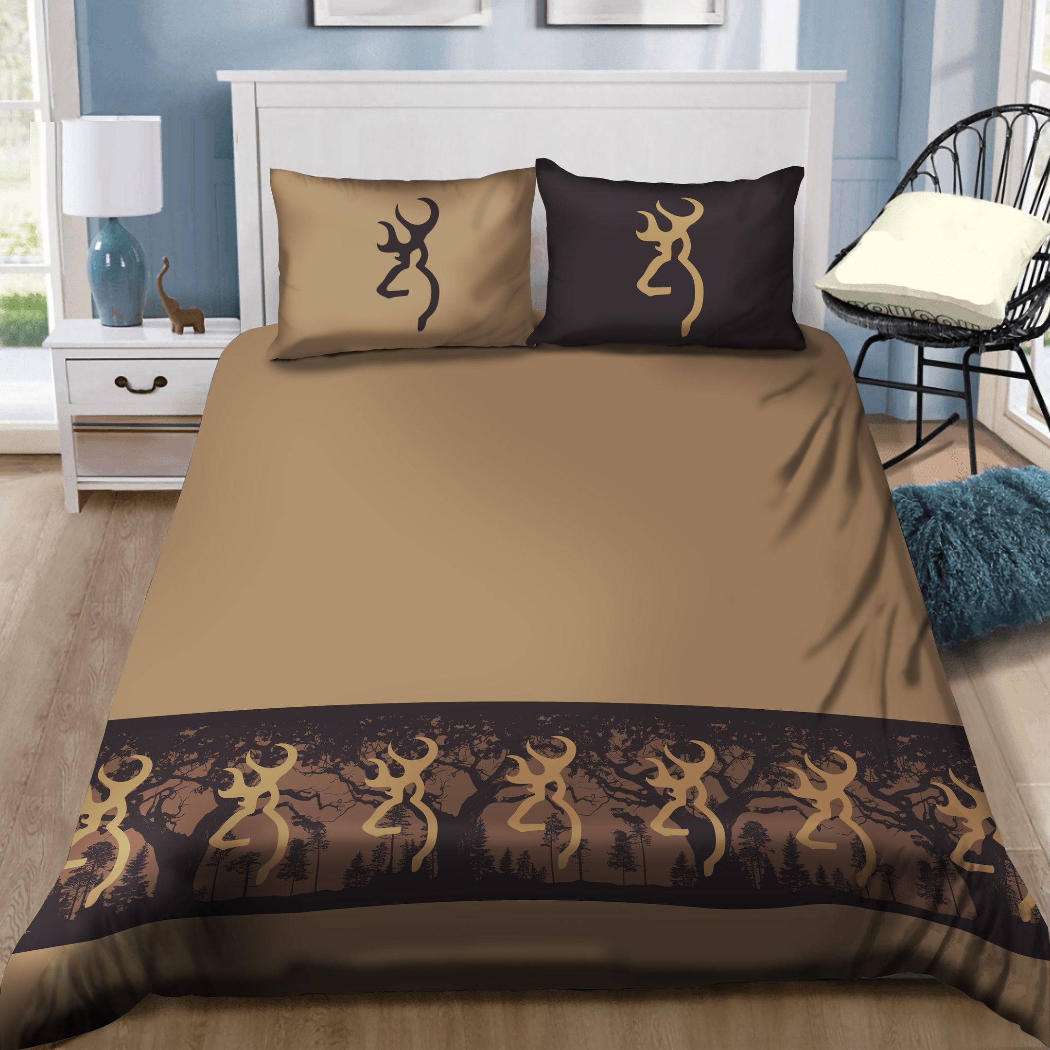 Buckmark Bedding Set