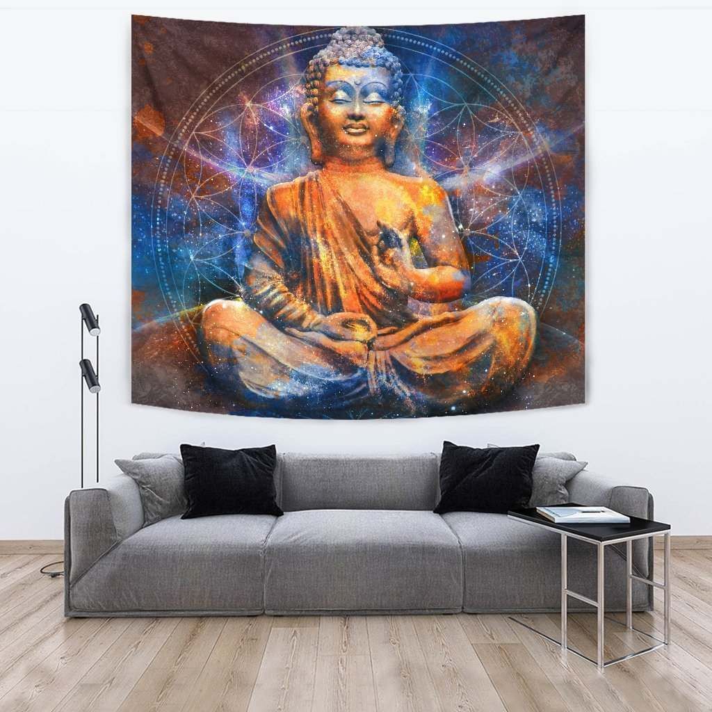 Buddha Statue Mandala CL17100044MDT Tapestry