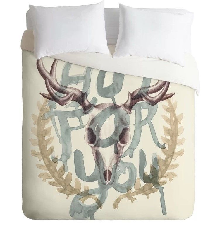 Buffalo Skull Bedding Set