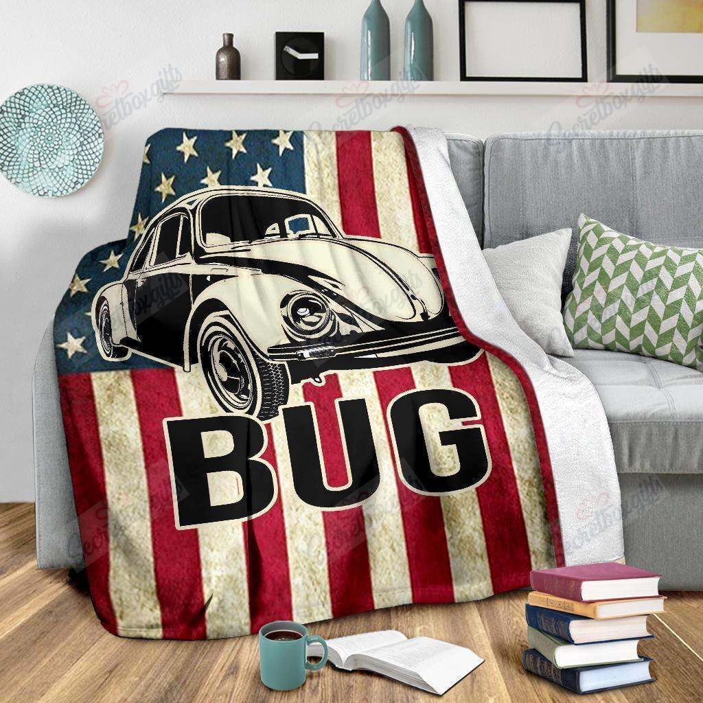 Bug Flag Fleece Blanket