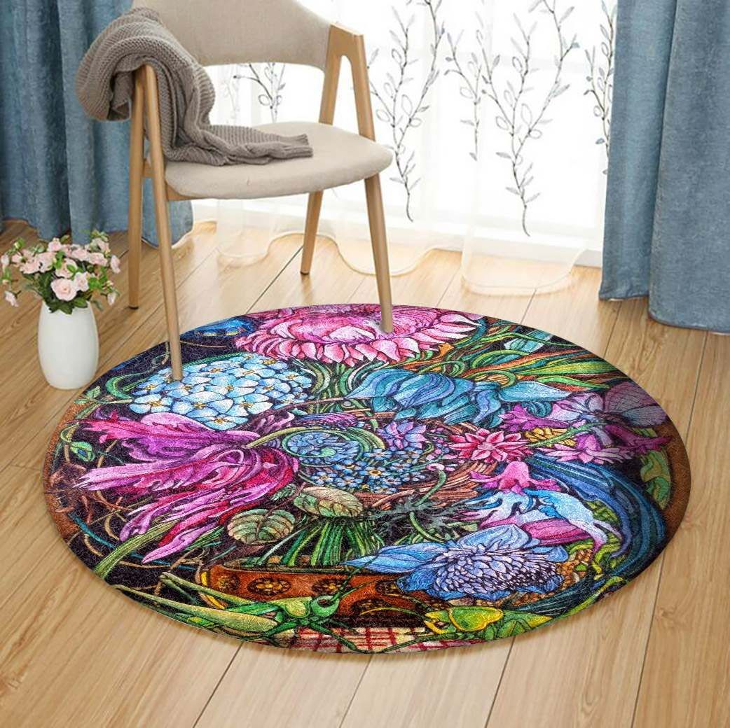 Bug Round Carpet
