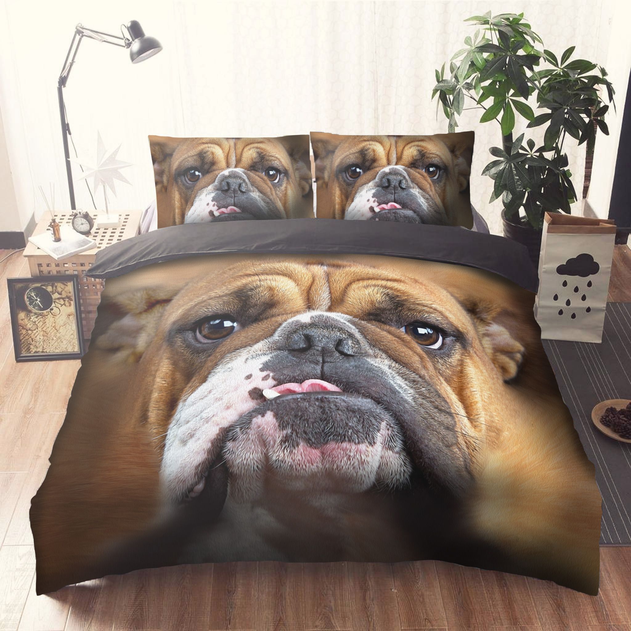 Bull Dog  Anilo Mu Bedding Set