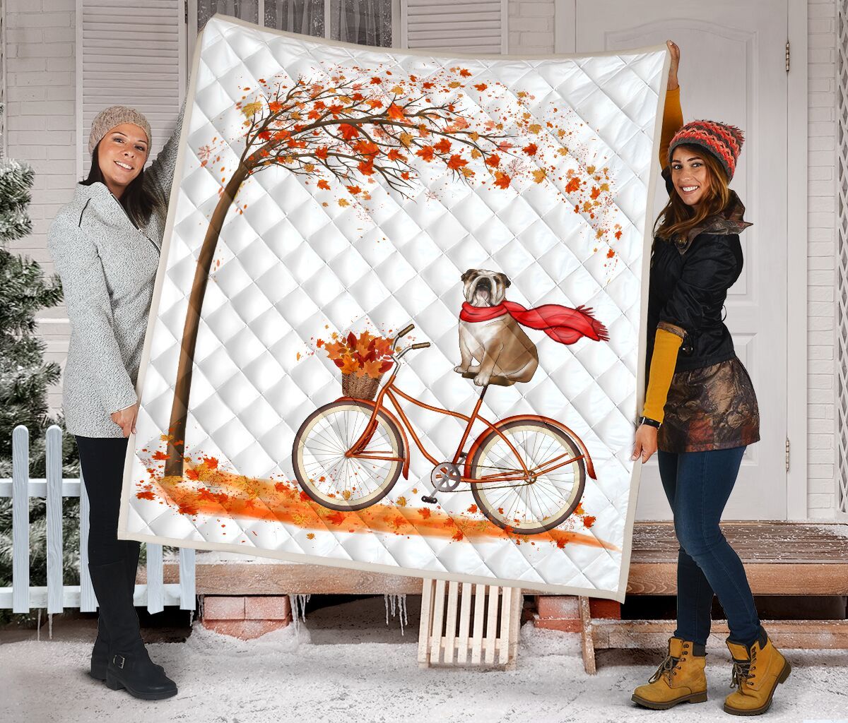 Bull Dog Quilt Blanket DHC090120760TD