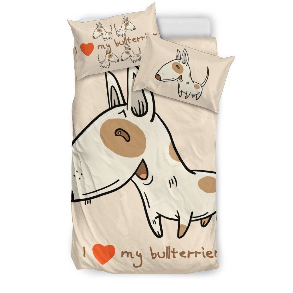 Bull Terrier Bedding Set