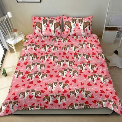 BULL TERRIER BEIGE Bedding Set