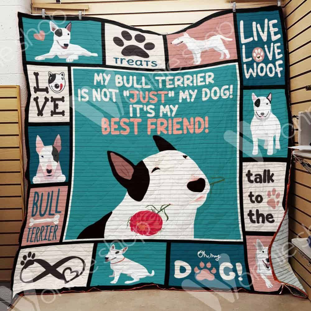 Bull Terrier Dog Blanket LNT1012037 Quilt Blanket