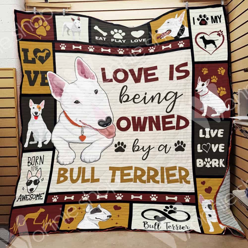 Bull Terrier Dog Quilt Blanket DHC0102465TD