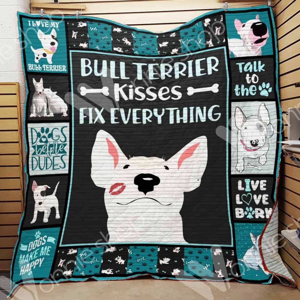 Bull Terrier Dog Quilt Blanket DHC0102874TD