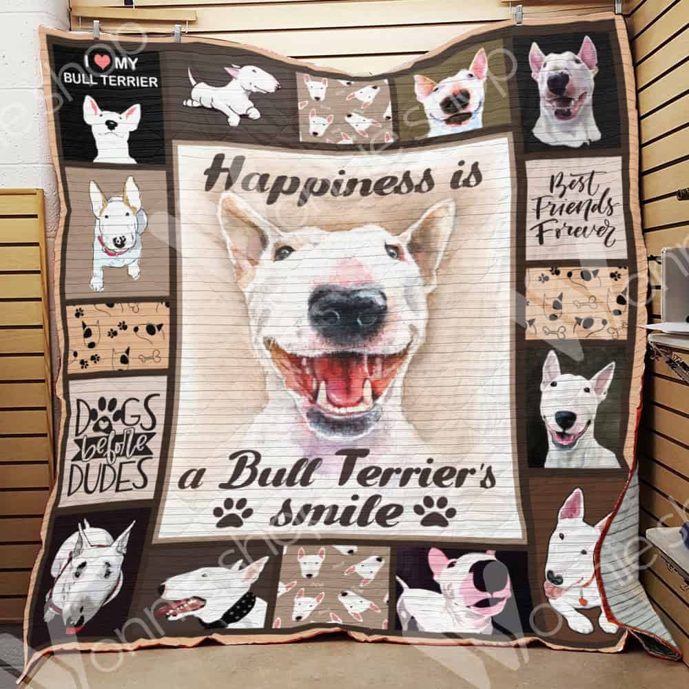 Bull Terrier Dog Quilt Blanket DHC0102912TD