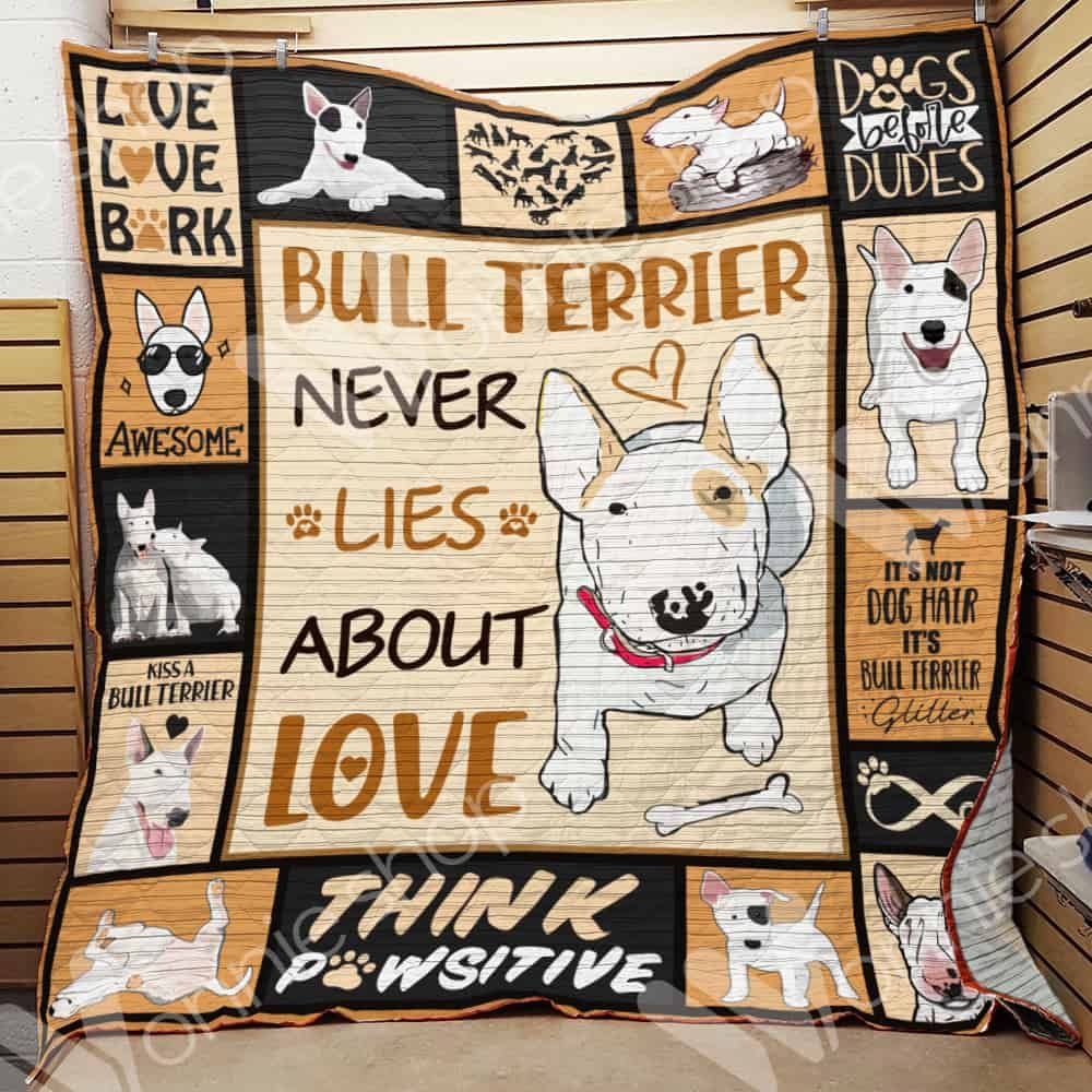 Bull Terrier Dog Quilt Blanket DHC0102916TD