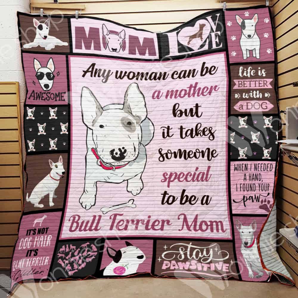 Bull Terrier Dog Quilt Blanket DHC0102924TD