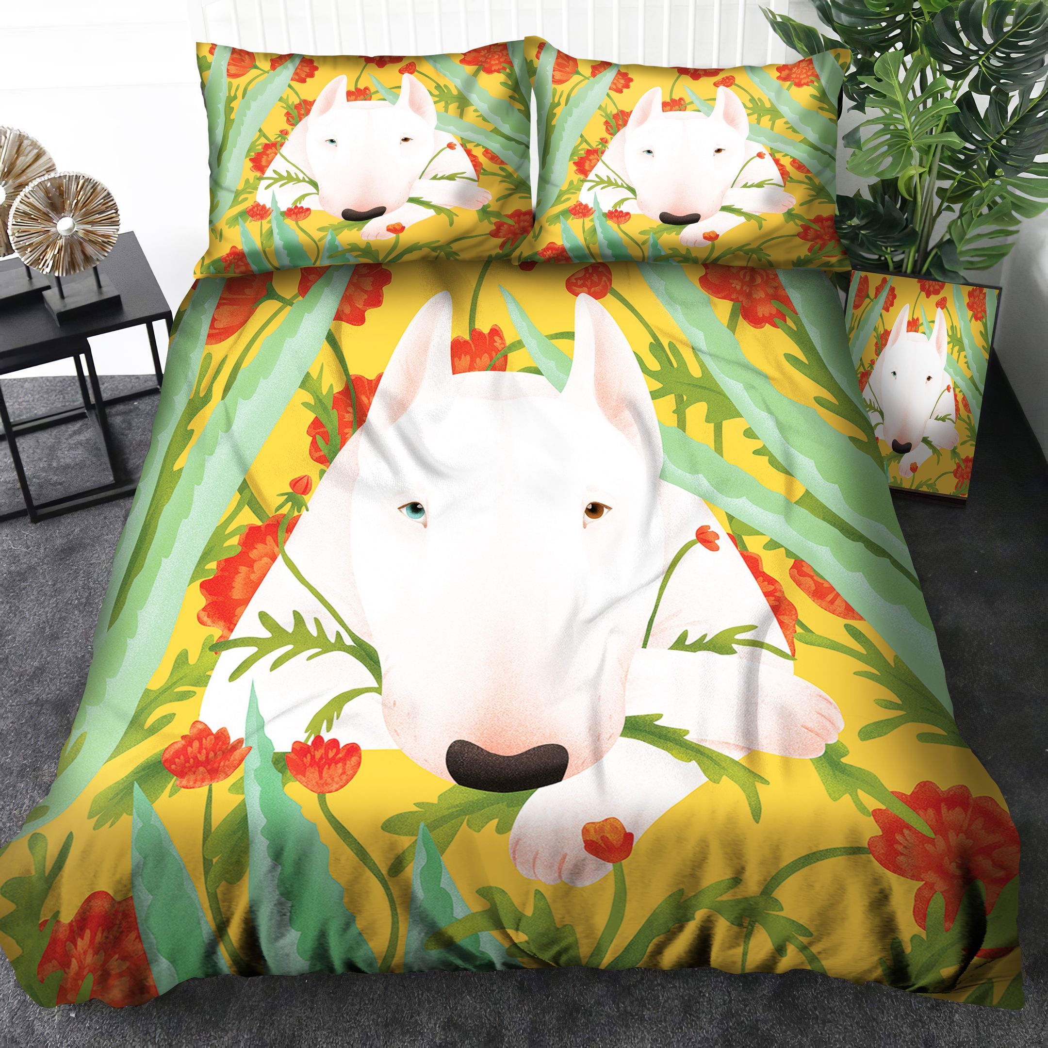 Bull Terrier Bedding Set