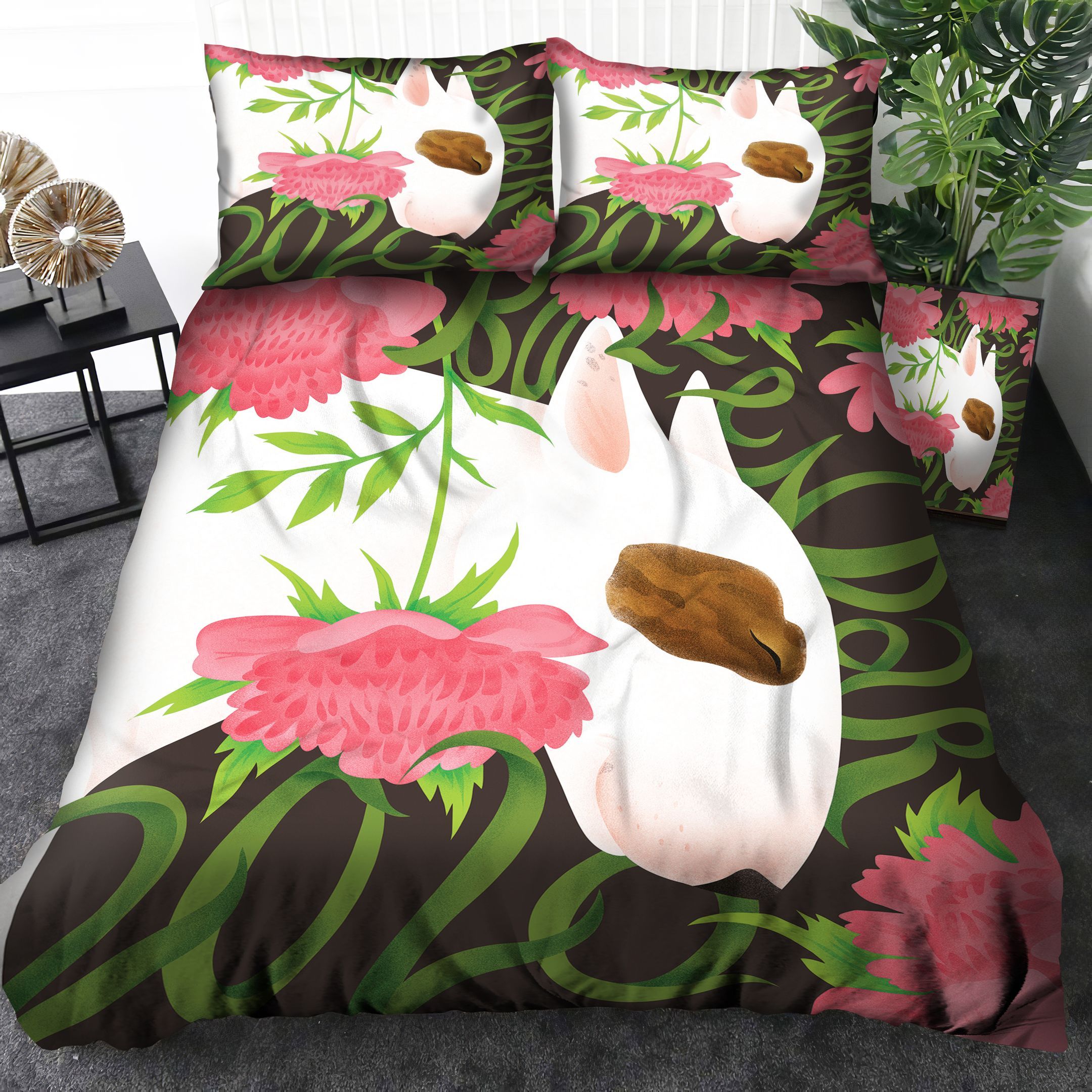 Bull Terrier Bedding Set