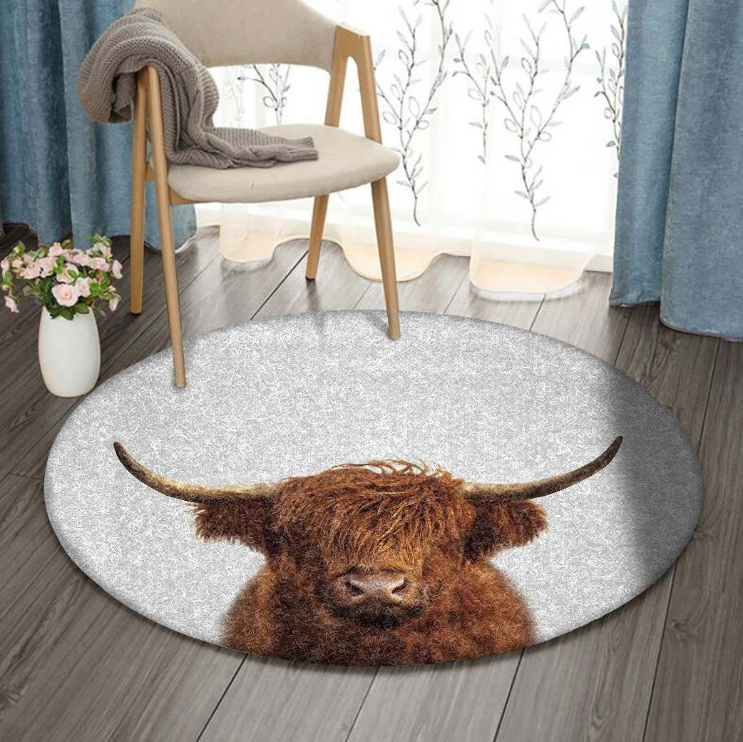 Bull Round Carpet