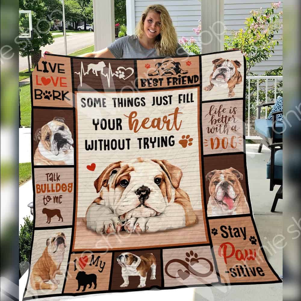 Bulldog 01 Bulldog 3012 Quilt Blanket Dhc03011121Dd