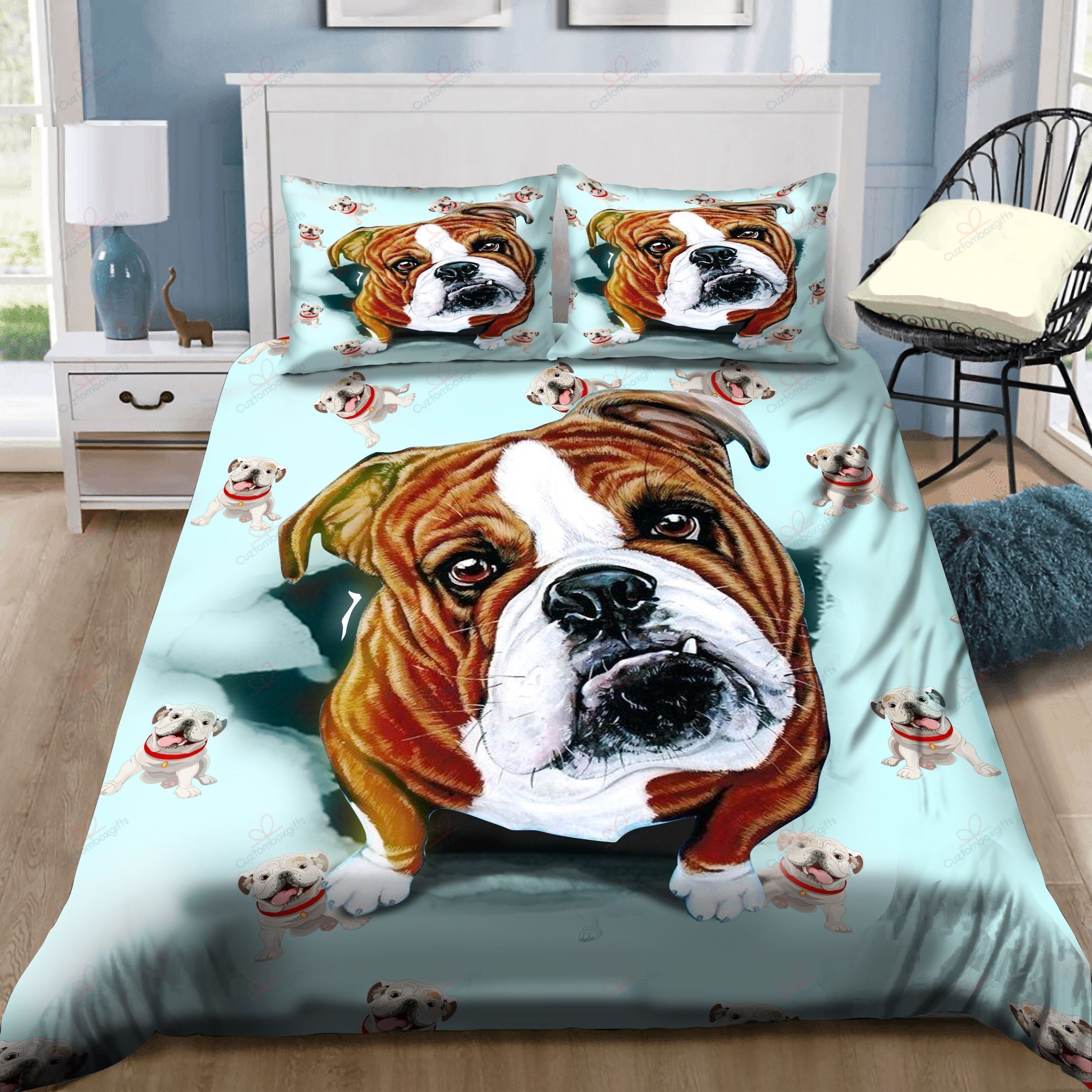 Bulldog Bedding Set
