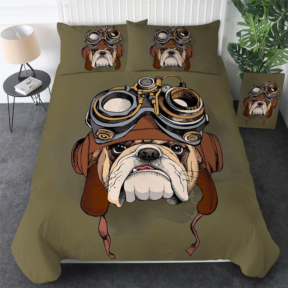 Bulldog Aviator Bedding Set