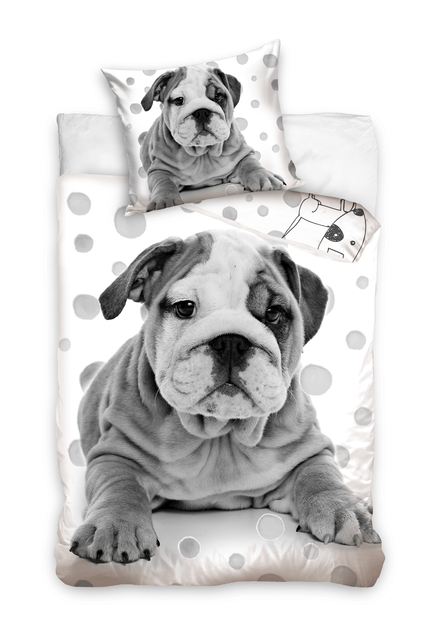 Bulldog Baby Bedding Set