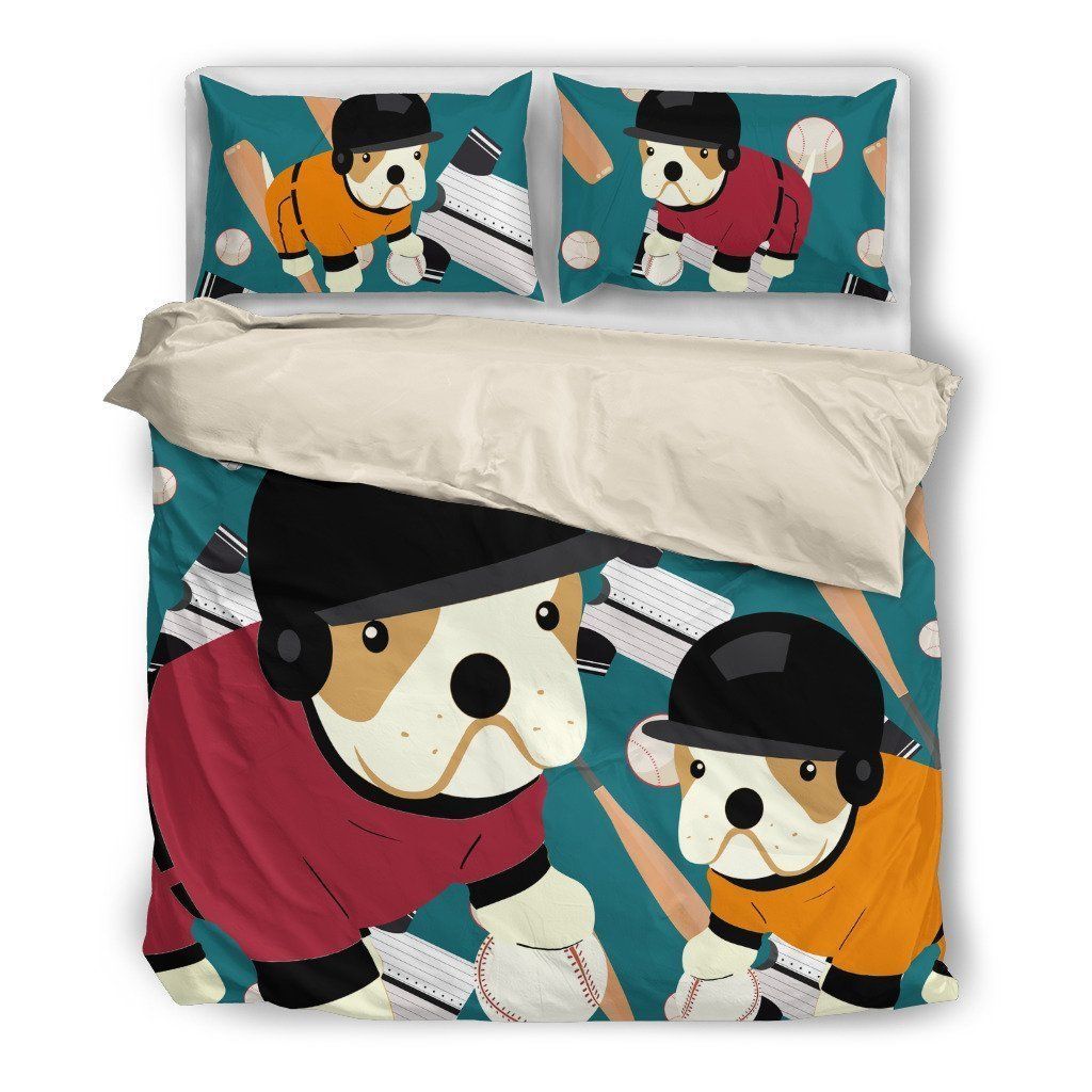 Bulldog Baseball Bedding Set