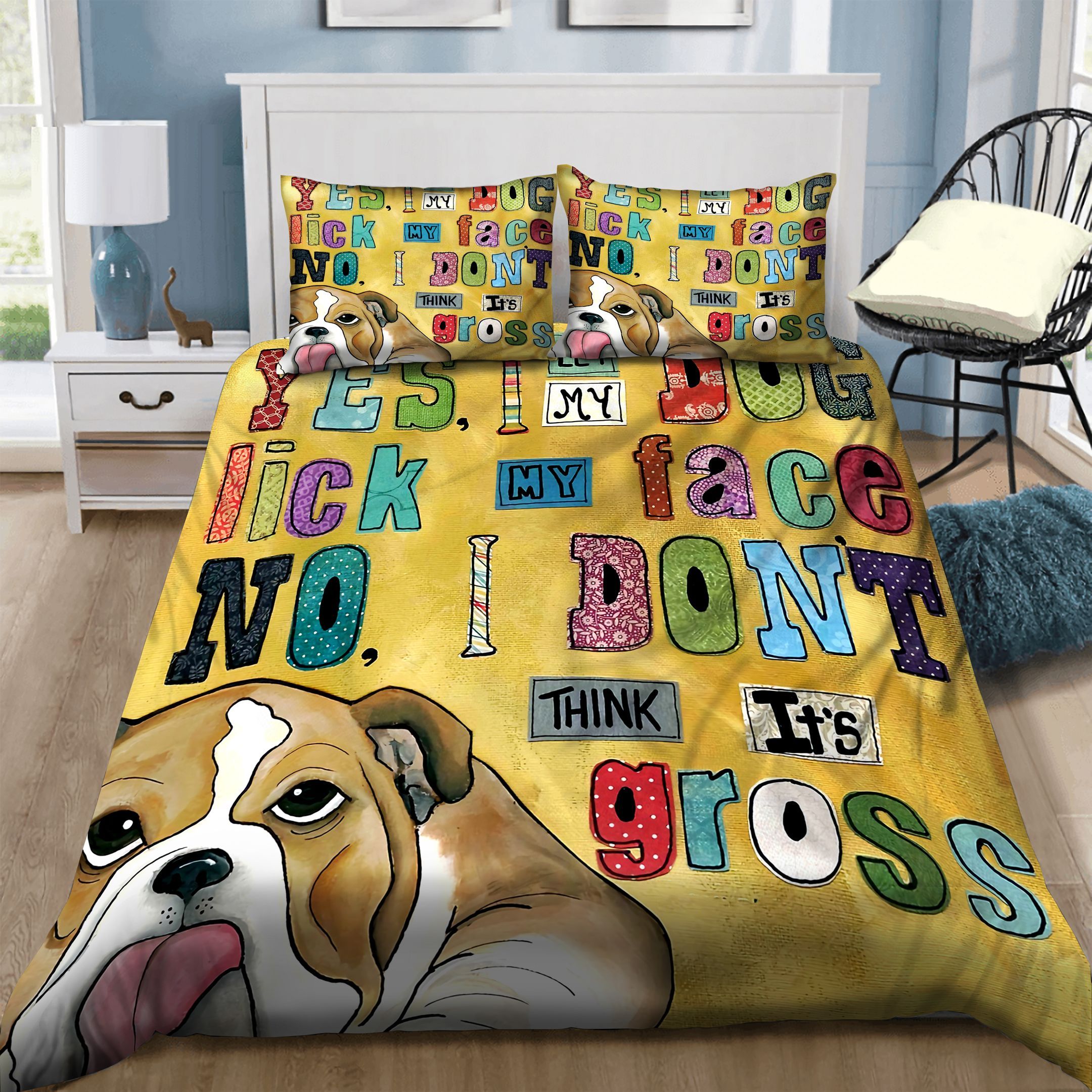 Bulldog Bedding Set